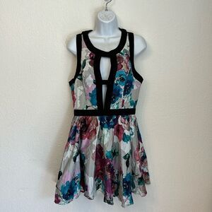 Keepsake The Label Daydream Believer Floral Mini Dress Large